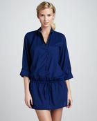 Splendid Drawstring Buttondown Tunic - Lyst