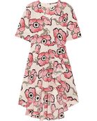 Tucker Printed Silk Dress - Lyst
