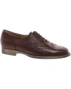 Asos Match Leather Brogues - Lyst