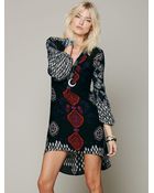Free People Peacemaker Print Shapeless Dress - Lyst