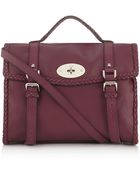 Mulberry Woven Trim Oversized Alexa Bag - Lyst
