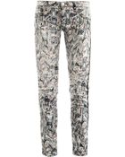 Iro Ogden Printed Lowrise Skinny Jeans - Lyst
