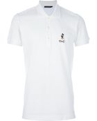 Dolce & Gabbana Short Sleeved Polo Shirt - Lyst