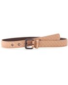 Bottega Veneta Intrecciato Leather Belt - Lyst