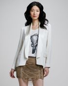 Haute Hippie Crepe Tuxedo Blazer - Lyst