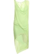 Helmut Lang Asymmetric Jersey Dress - Lyst
