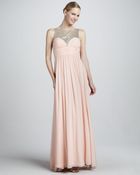 Aidan Mattox Beaded Gown with Sweetheart Neckline - Lyst