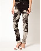 Ralph Lauren Tie Dye Skinny Jeans - Lyst