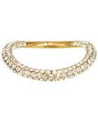 Alexander McQueen Crystal Embellished Tube Necklace - Lyst