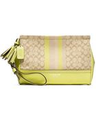 Coach Legacy Signature Stripe Large Wristlet - Lyst