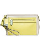 Coach Legacy Colorblock Leather Large Wristlet - Lyst