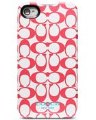Coach Signature Iphone 4 Case - Lyst