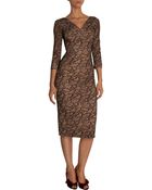 L'Wren Scott Lace Pencil Dress - Lyst