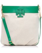 Tory Burch Stacked T Book Bag - Lyst