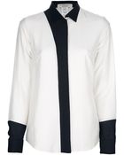 Avhash by Anne Valérie Hash Griffin Twotone Blouse - Lyst