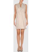 Chicca Lualdi Beequeen Short Dress - Lyst