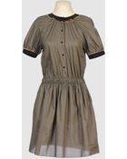 Cynthia Rowley Short Dress - Lyst