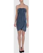 Daniele Alessandrini Short Dress - Lyst