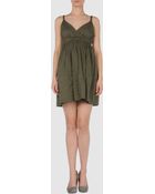 John Galliano Short Dress - Lyst