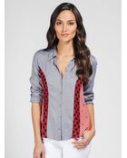 Ella Moss Western Style Shirt - Lyst