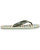 Dolce & Gabbana Nylon Striped Thong Flip Flops - Lyst