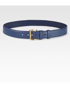 Prada Cinture Leather Belt - Lyst