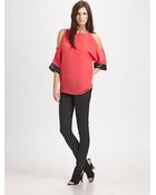 Sachin & Babi Irylianna Open Shoulder Top - Lyst