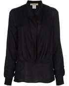 Avhash by Anne Valérie Hash Double Layer Voile Blouse - Lyst
