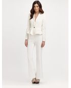 Burberry Peplum Jacket - Lyst