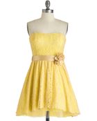 ModCloth Sweet As Lemon Squares Dress - Lyst