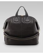 Givenchy Nightingale Zanzi Large Leather Bag Black - Lyst