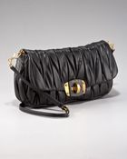 Miu Miu Attelasse Turnlock Clutch - Lyst