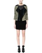 Zara Low Cut Tube Dress - Lyst