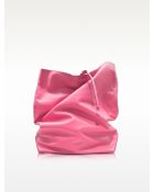 Jil Sander Nuzzi Pink Nappa Leather Lunch Bag Clutch - Lyst