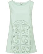 Reiss Catalina Laser Cut Top - Lyst