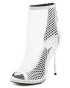 B Brian Atwood Michelet Mesh Booties - Lyst