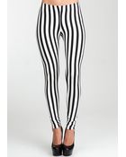 Bebe Stripe Legging - Lyst