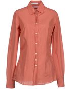 Aglini Long Sleeve Shirts - Lyst