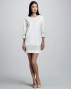 Ivy & Blu Lacetrimmed Shift Dress - Lyst