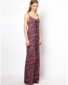 House of Holland Strappy Maxi Dress in Multi Print - Lyst