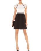 Karen Millen Lace Embroidery Dress - Lyst