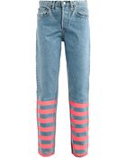 Lulu & Co Vintage Mid-Rise Straight-Leg Jeans - Lyst