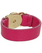 Marc By Marc Jacobs Large Turnlock Leather Bracelet - Lyst