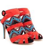Nicholas Kirkwood Leather and Suede Sandals - Lyst