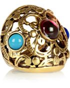 Oscar de la Renta Goldplated Cabochon Ring - Lyst