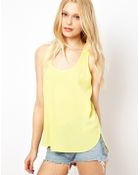 River Island Sporty Vest - Lyst