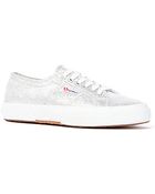 Superga The 270 Lame Sneaker in Silver - Lyst