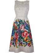 Dolce & Gabbana Floral Print Dress - Lyst
