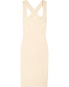 Donna Karan New York Stretch Linen-blend Canvas Dress - Lyst