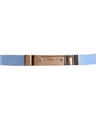 Maison Boinet Narrow Leather Plaque Buckle Belt - Lyst